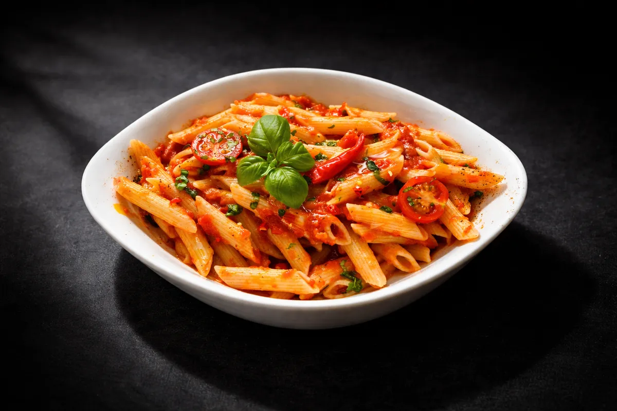 Pasta Arrabbiata (vegan)